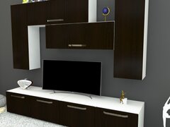 Living Armonia V4 MDF Wenge - cu manere